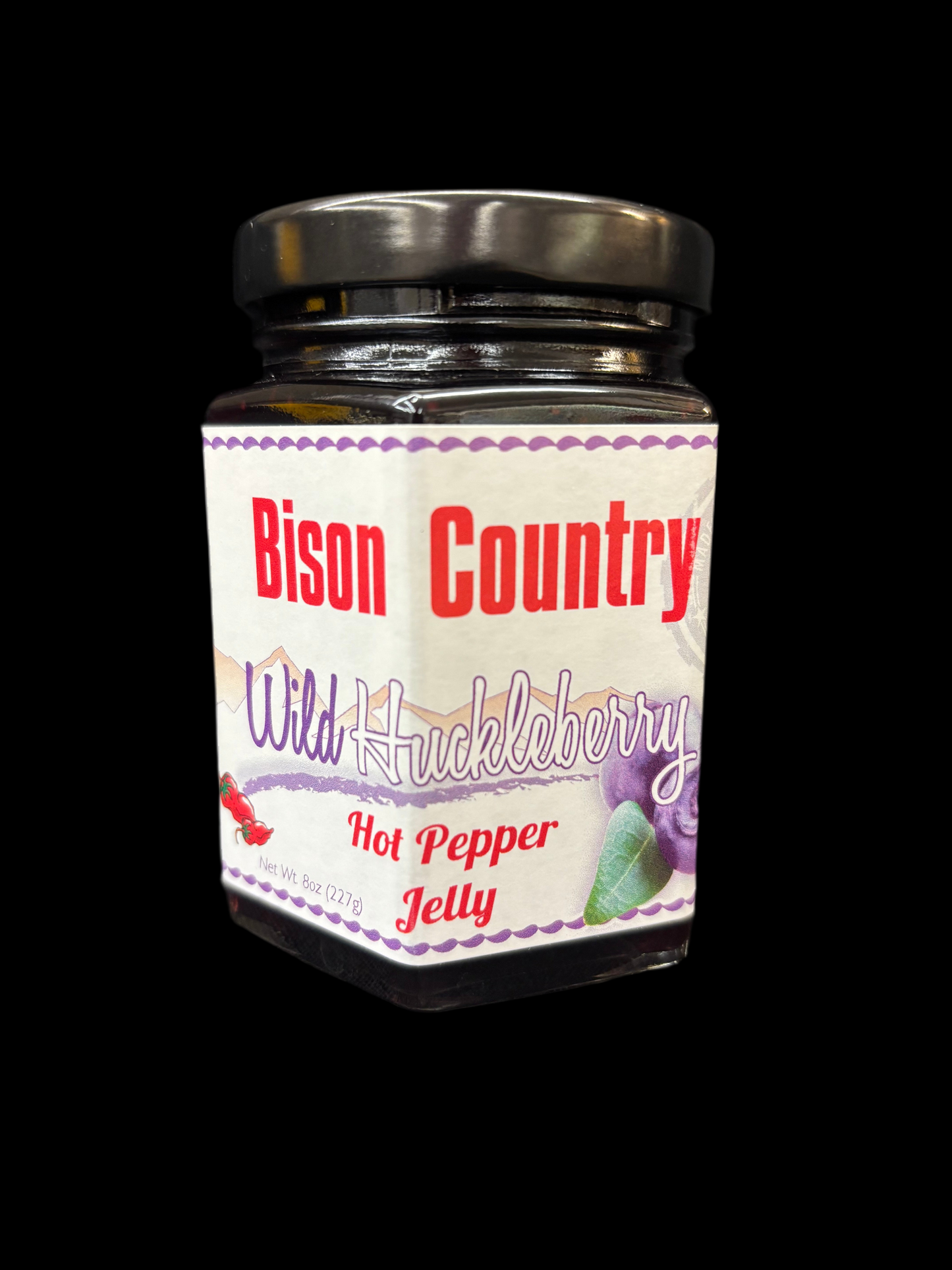 Huckleberry Hot Pepper Jelly 8oz
