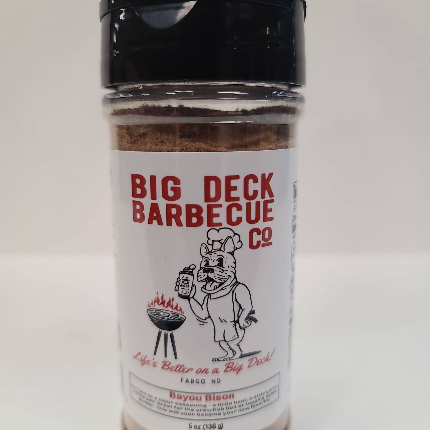 Big Deck  Bayou Bison Rub 5oz