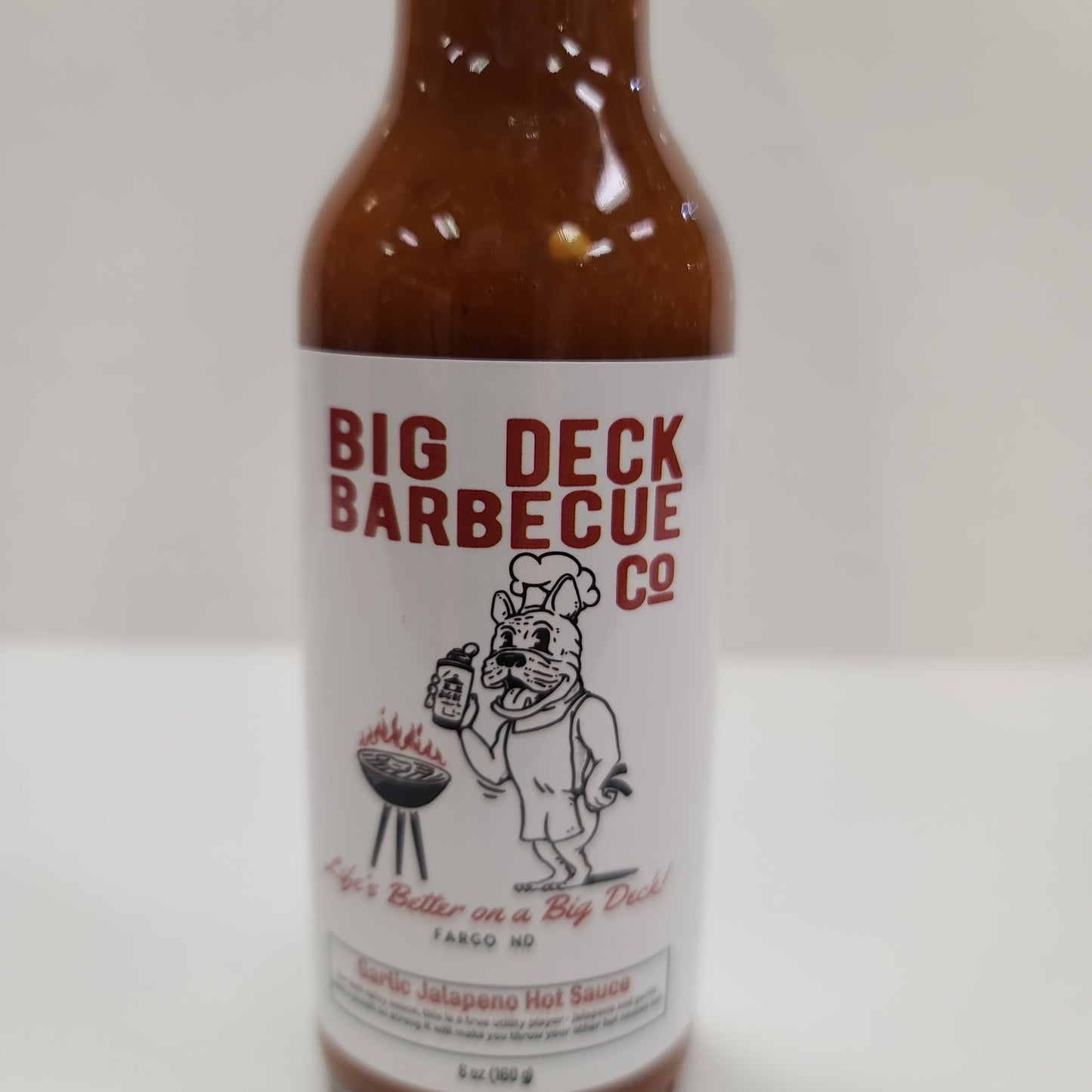 Big Deck Garlic Jalapeno Hot Sauce 6oz