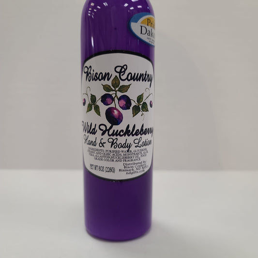 Bison Country Huckleberry Lotion 8oz
