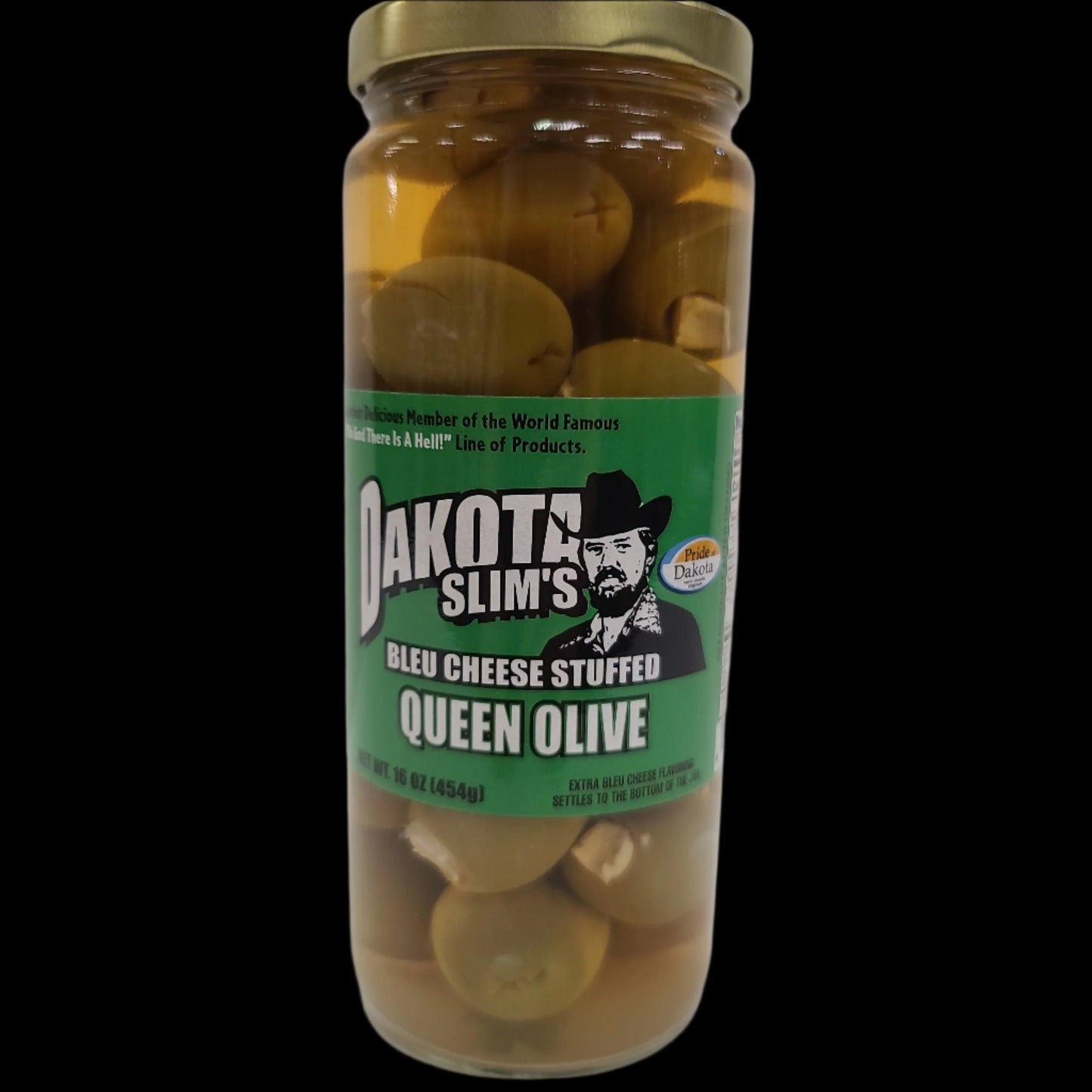 Dakota Slim's Bleu Cheese Stuffed Queen Olives 16oz