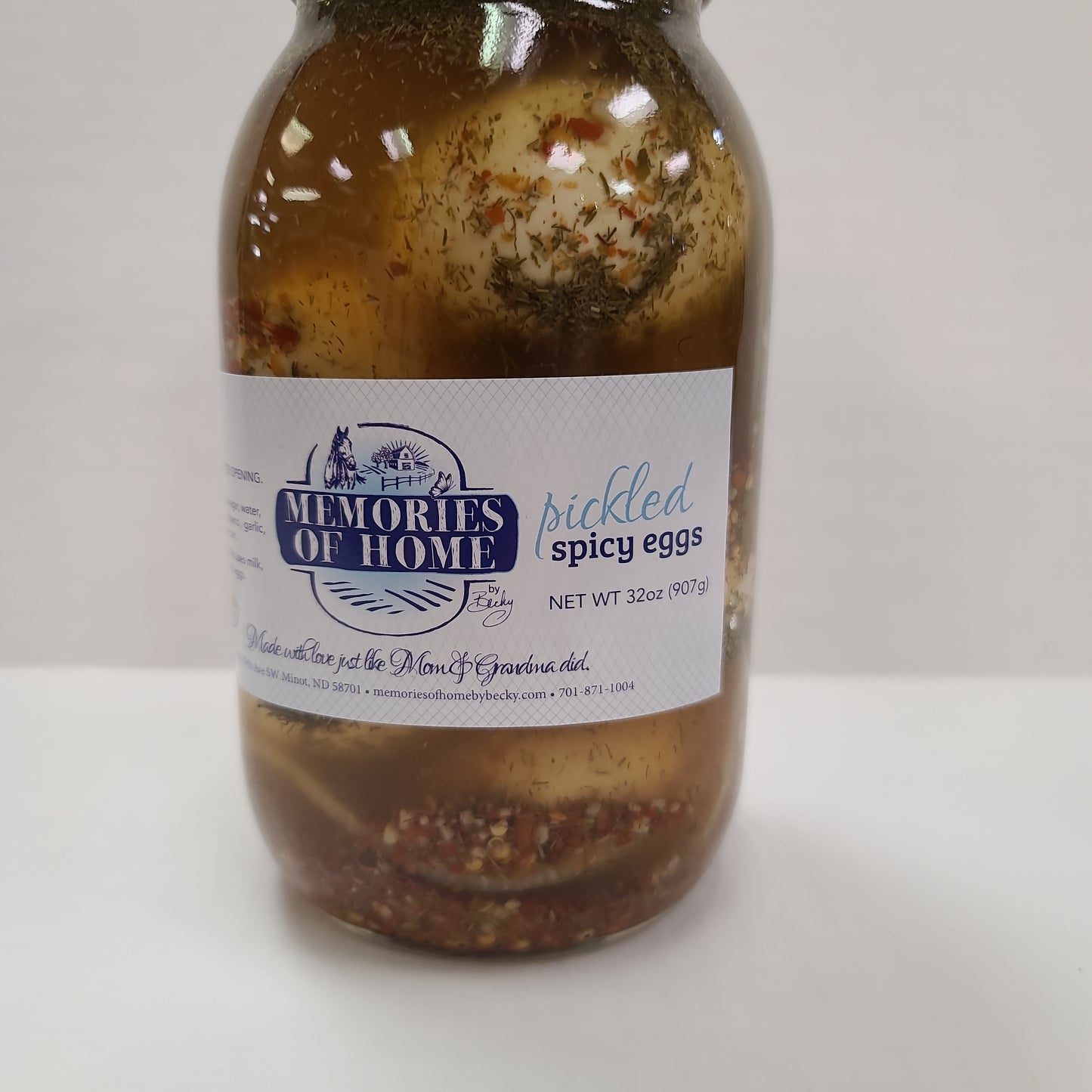 Spicy Pickled Eggs 32oz (spicy)