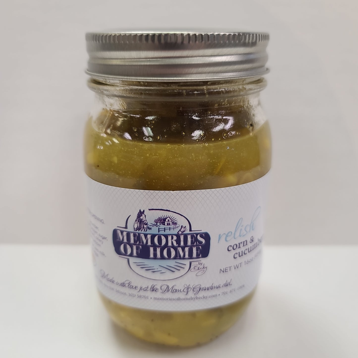 Corn and Cucumber Relish 16oz