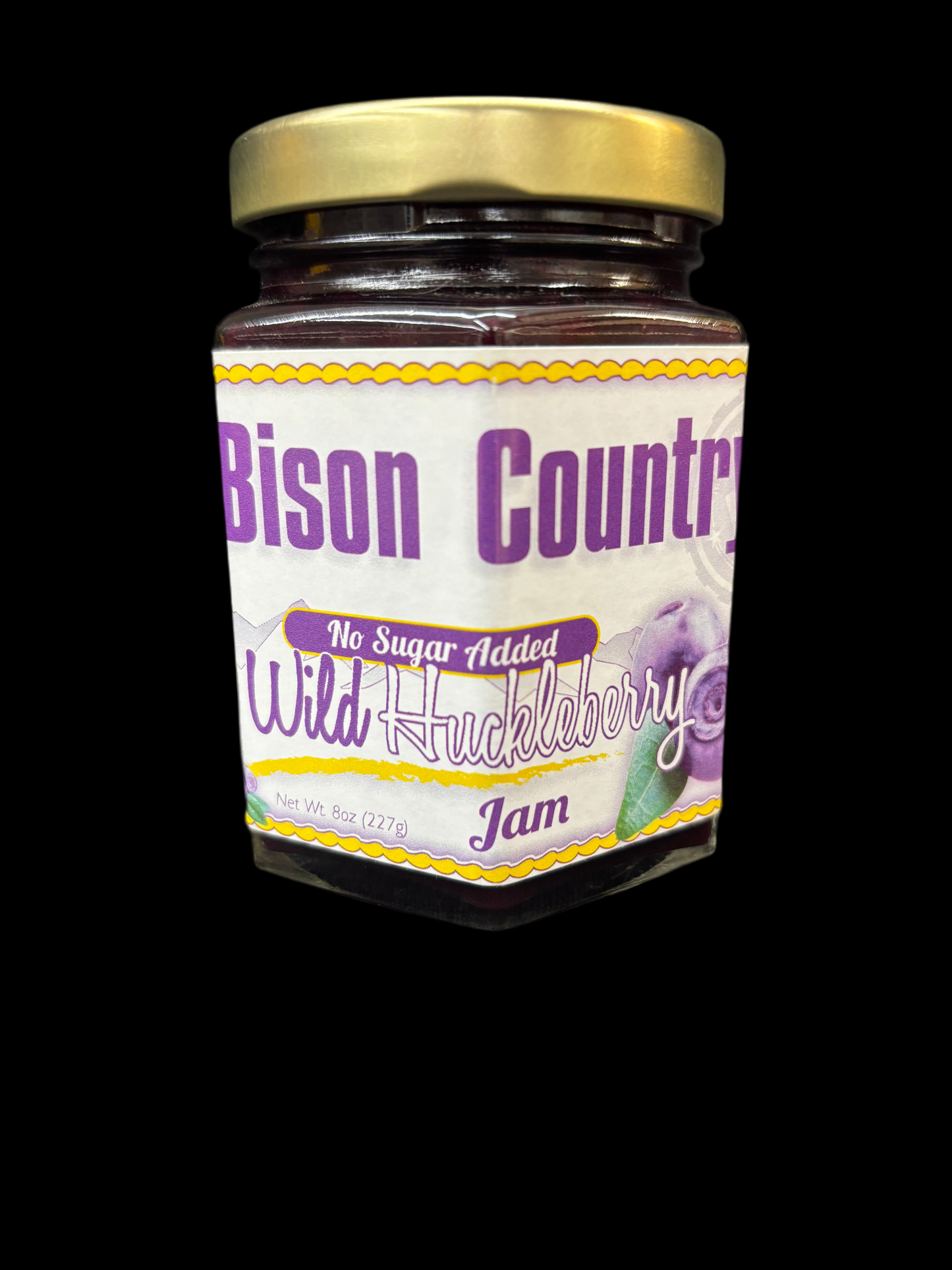 No Sugar Added Huckleberry Jam