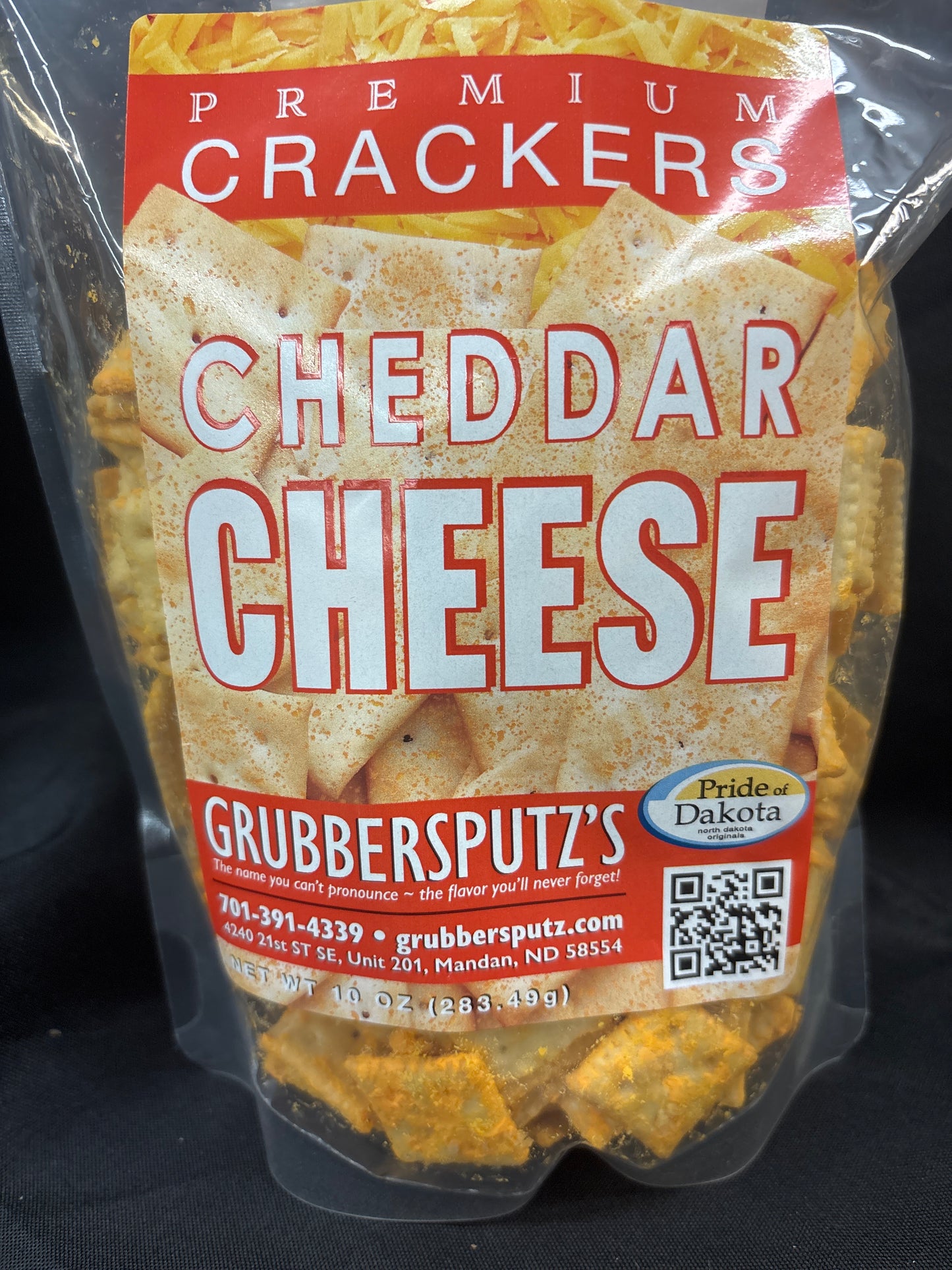 Grubbersputz's Cheddar Cheese Premium Crackers 10oz