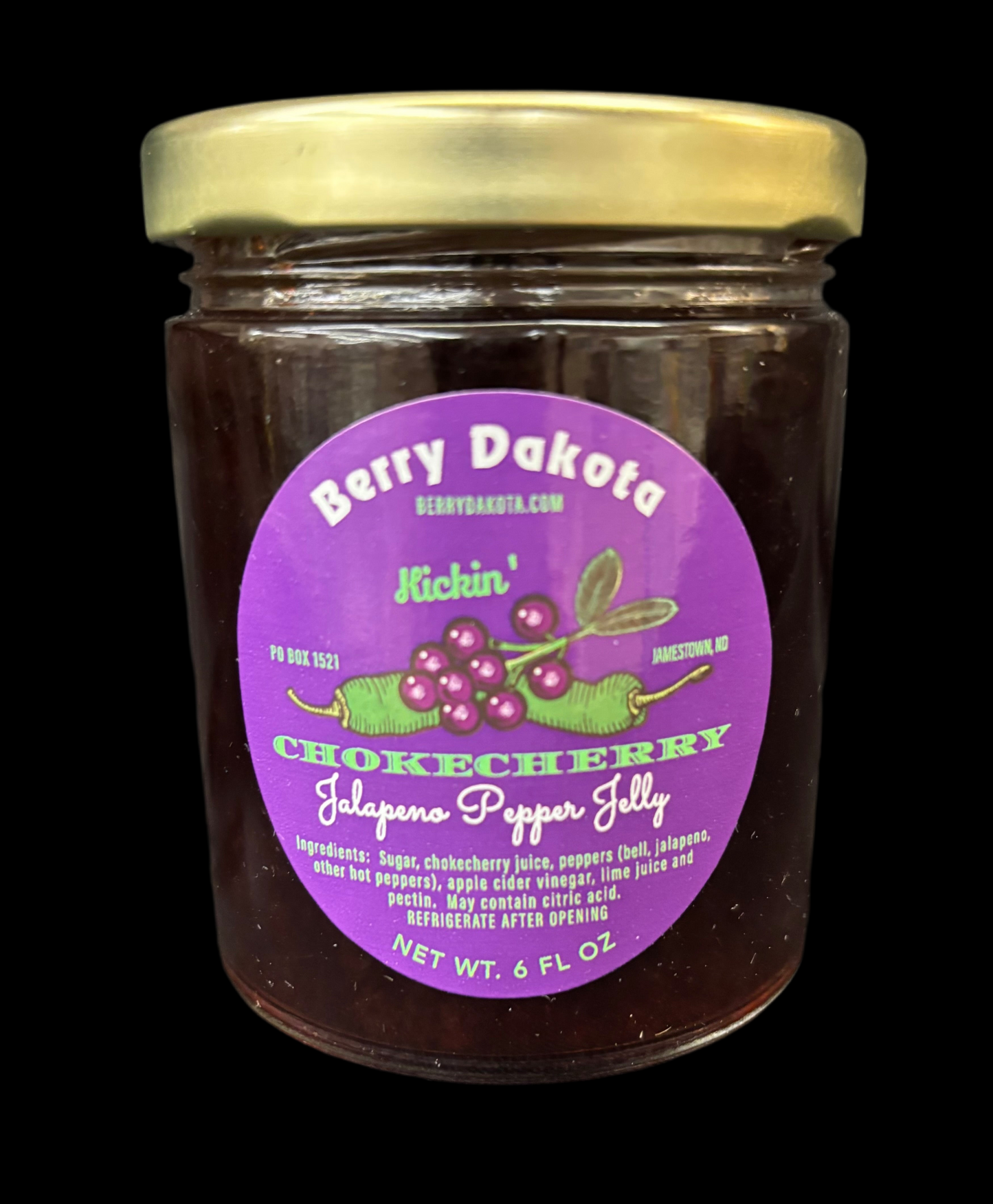 Chokecherry Jalapeño Pepper Jelly 6oz