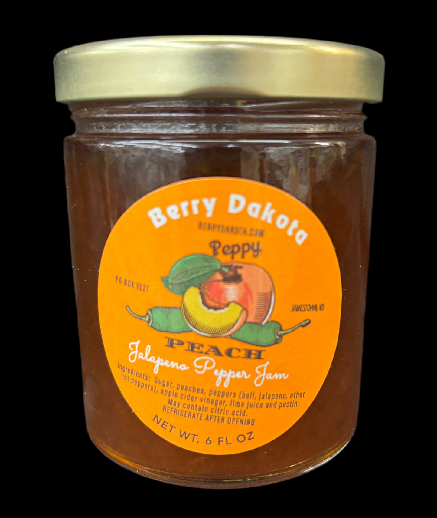 Peach Jalapeño Pepper Jelly 6oz