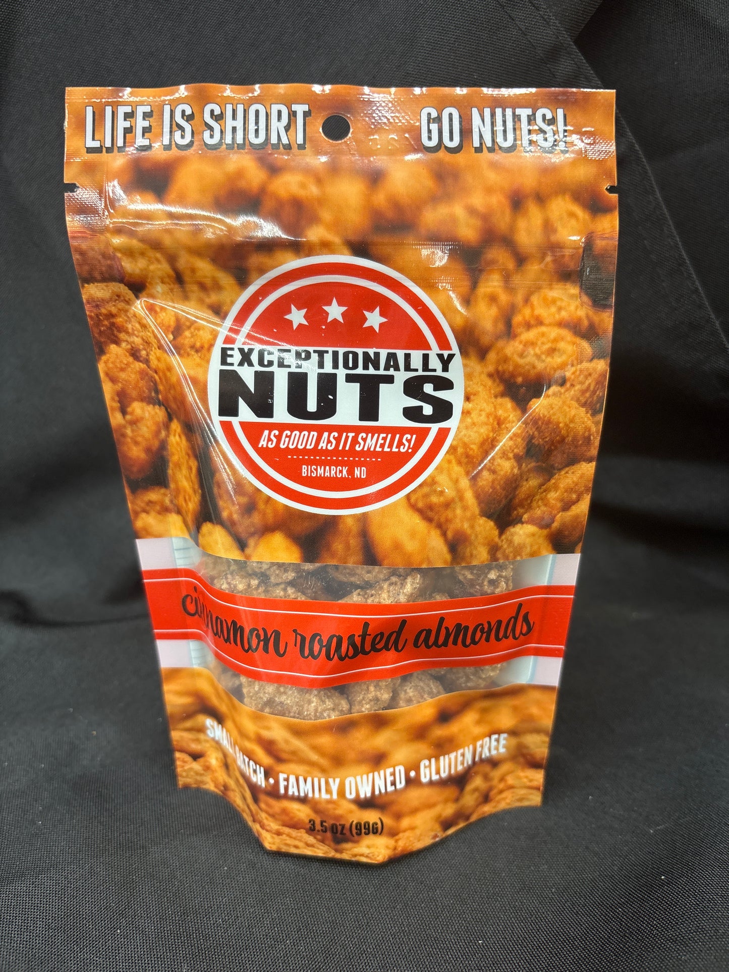 Exceptionally Nuts Almonds small 3.5oz