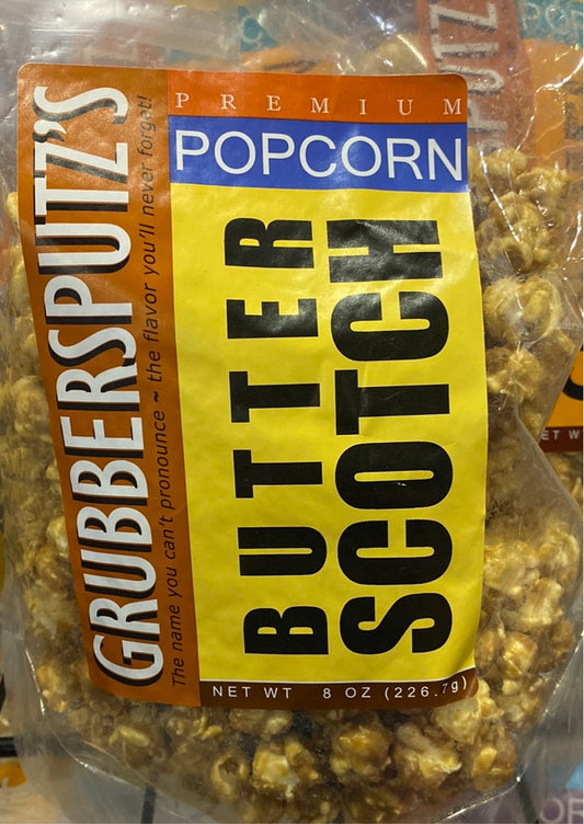 Grubbersputz's Butter Scotch Popcorn 8oz