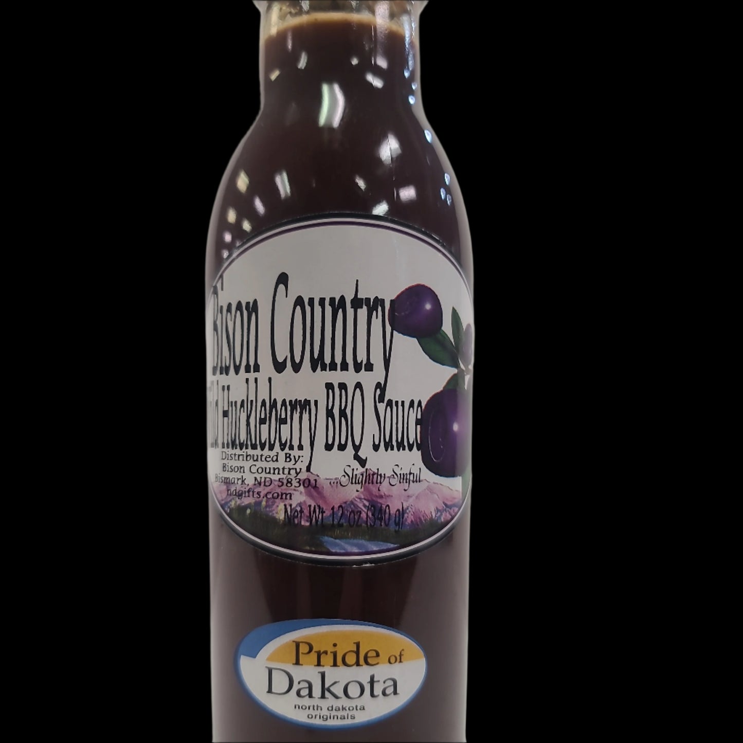 WILD HUCKLEBERRY BBQ SAUCE 12oz