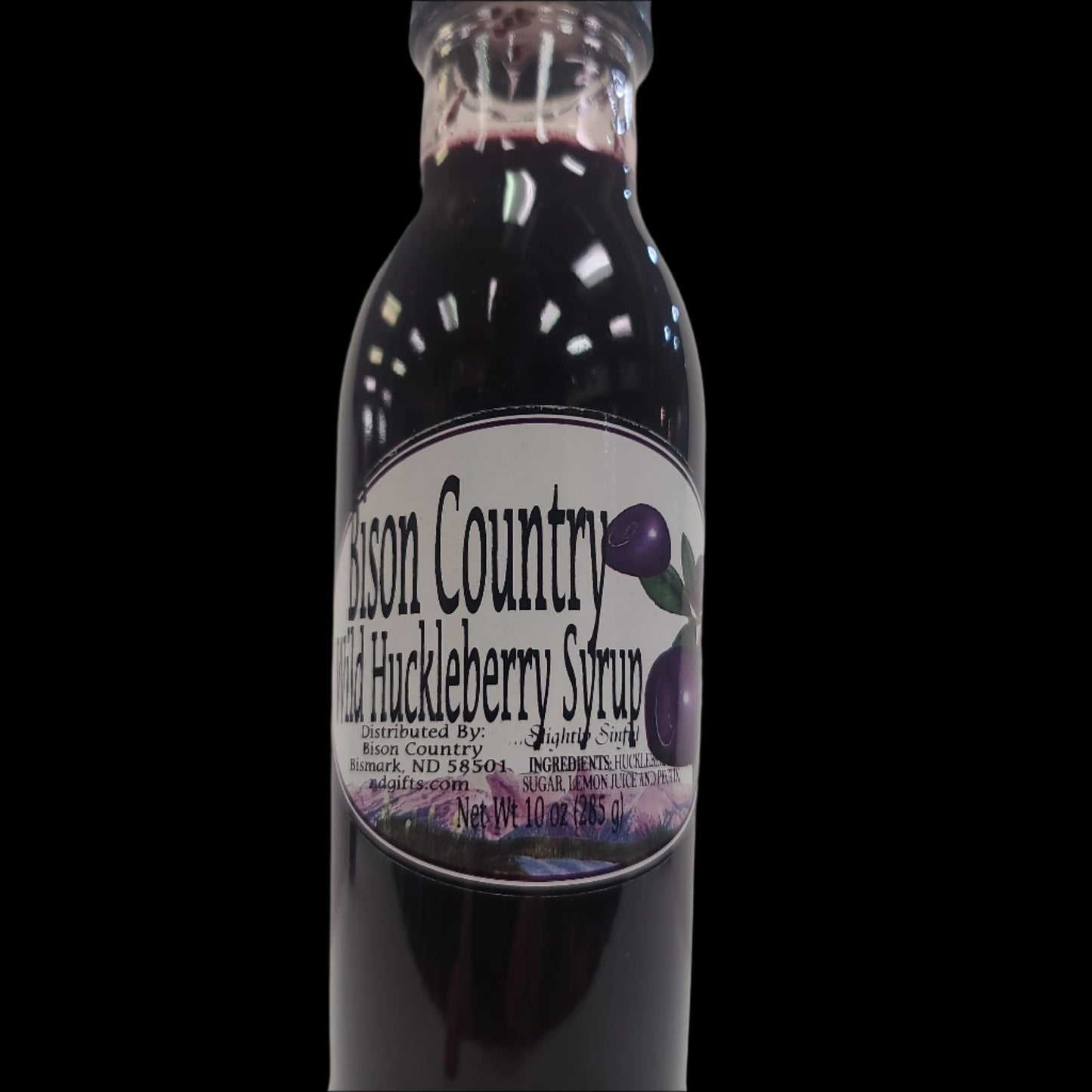 WILD HUCKLEBERRY SYRUP 10 oz