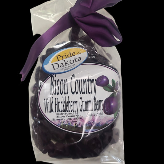 HUCKLEBERRY GUMMI BEARS 8oz