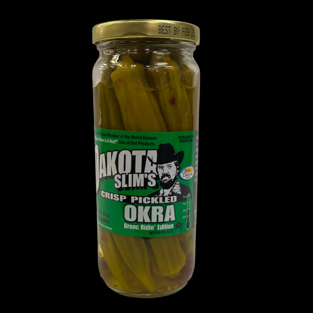 Dakota Slim's Pickled Okra 16oz