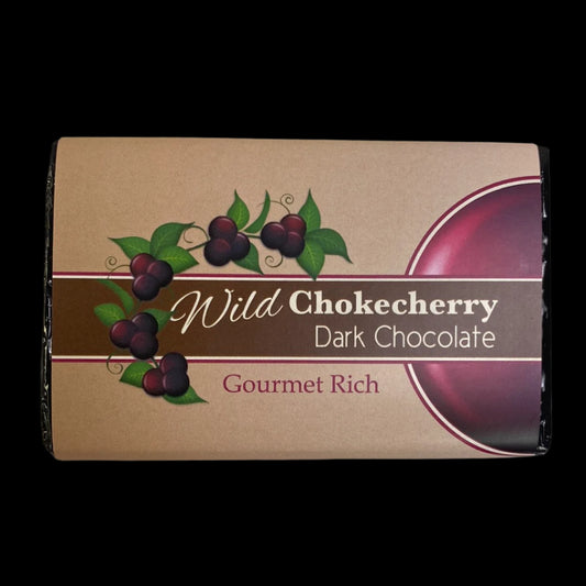 Chokecherry Dark Chocolate Candy Bar