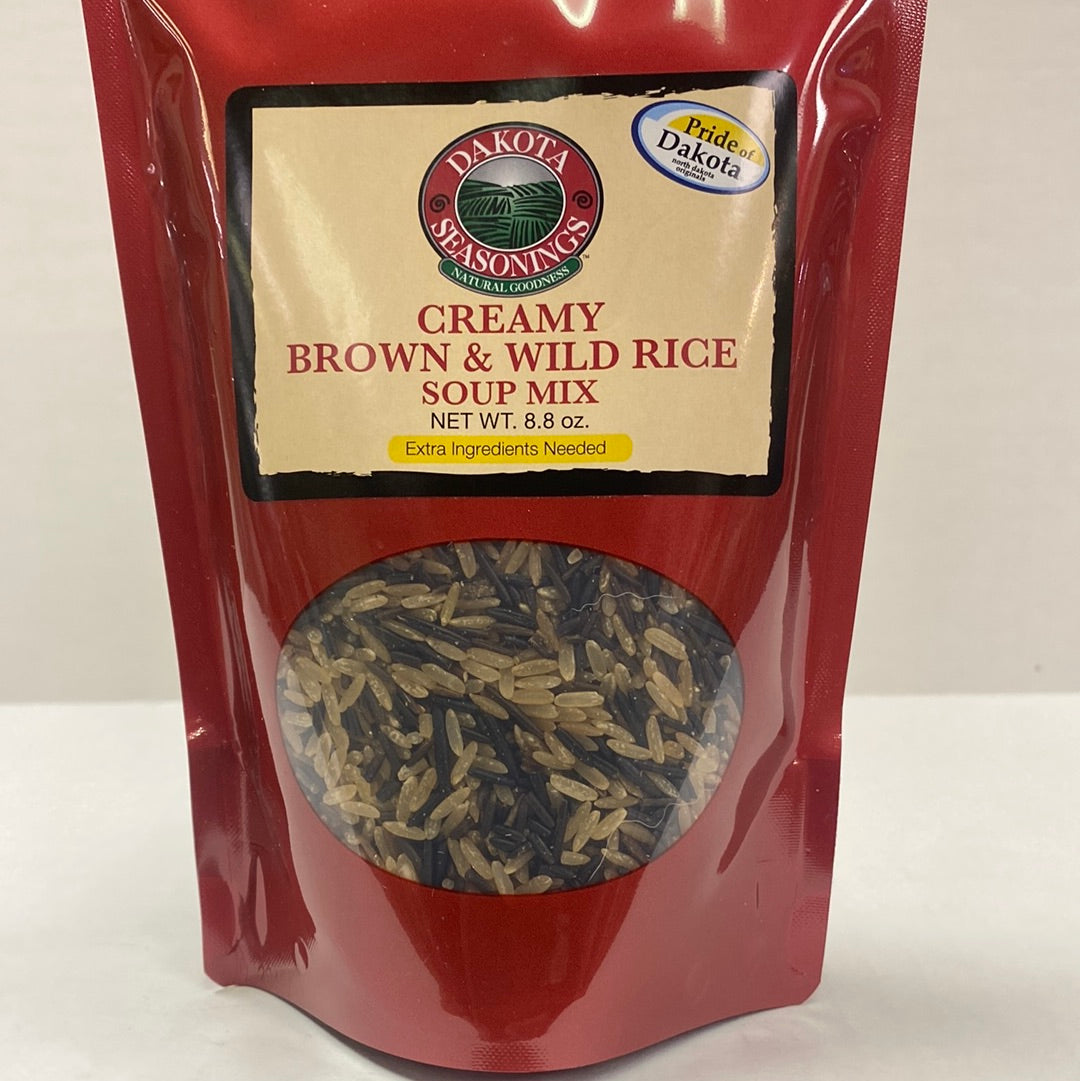 Creamy Brown and Wild Rice Soup