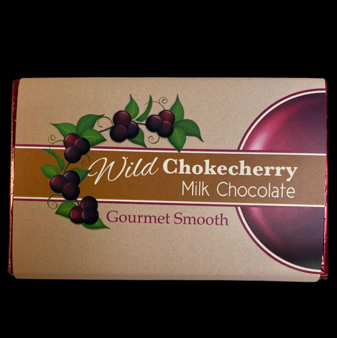 Chokecherry Milk Chocolate Bar