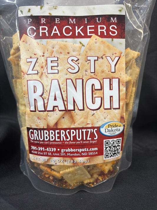Grubbersputz's Zesty Ranch Premium Crackers 11oz