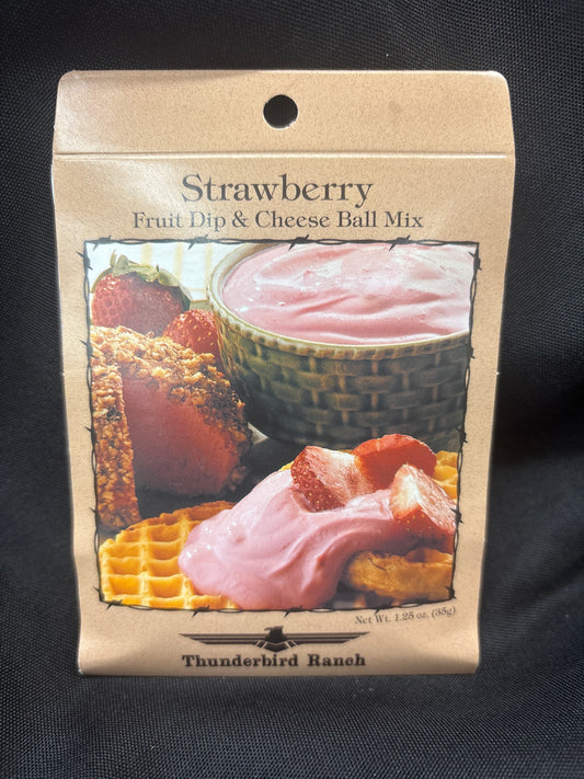 Strawberry Fruit Dip and Cheese Ball Mix
