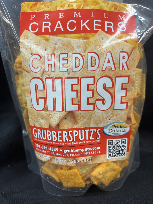 Grubbersputz's Cheddar Cheese Premium Crackers  10oz