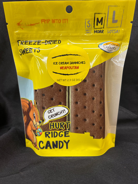 Hurt Ridge Freeze Dried Neopolitan Ice Cream Sammiches