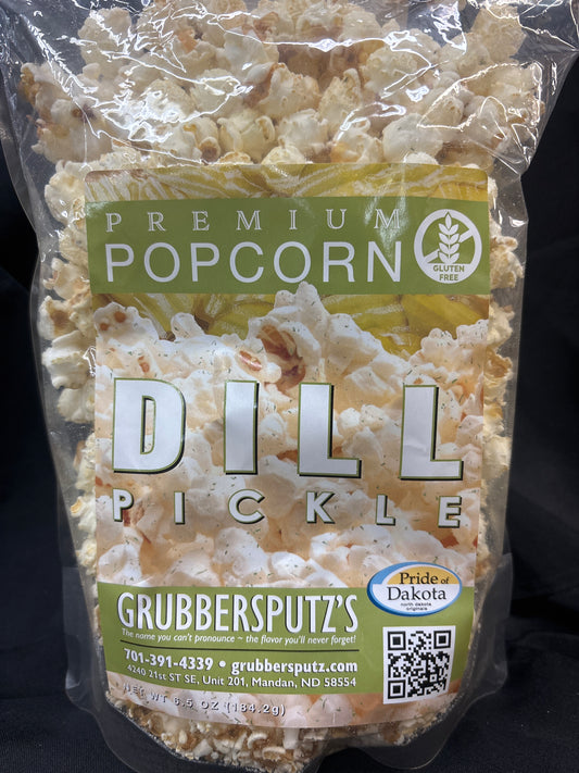 Grubbersputz Dill Pickle Popcorn  6.5oz