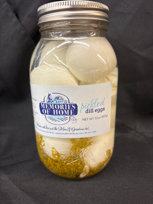 Dill Pickle Eggs - 1 Quart Jar