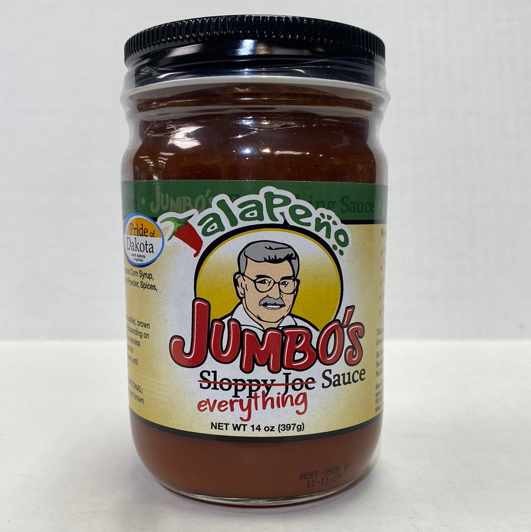 Jumbo's Jalapeno Sloppy Joe Sauce 14oz