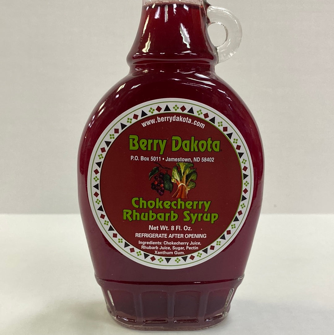 Chokecherry Rhubarb Syrup 8oz