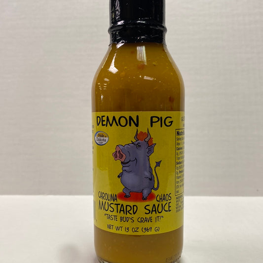 Demon Pig Carolina Chaos Mustard Sauce 13oz
